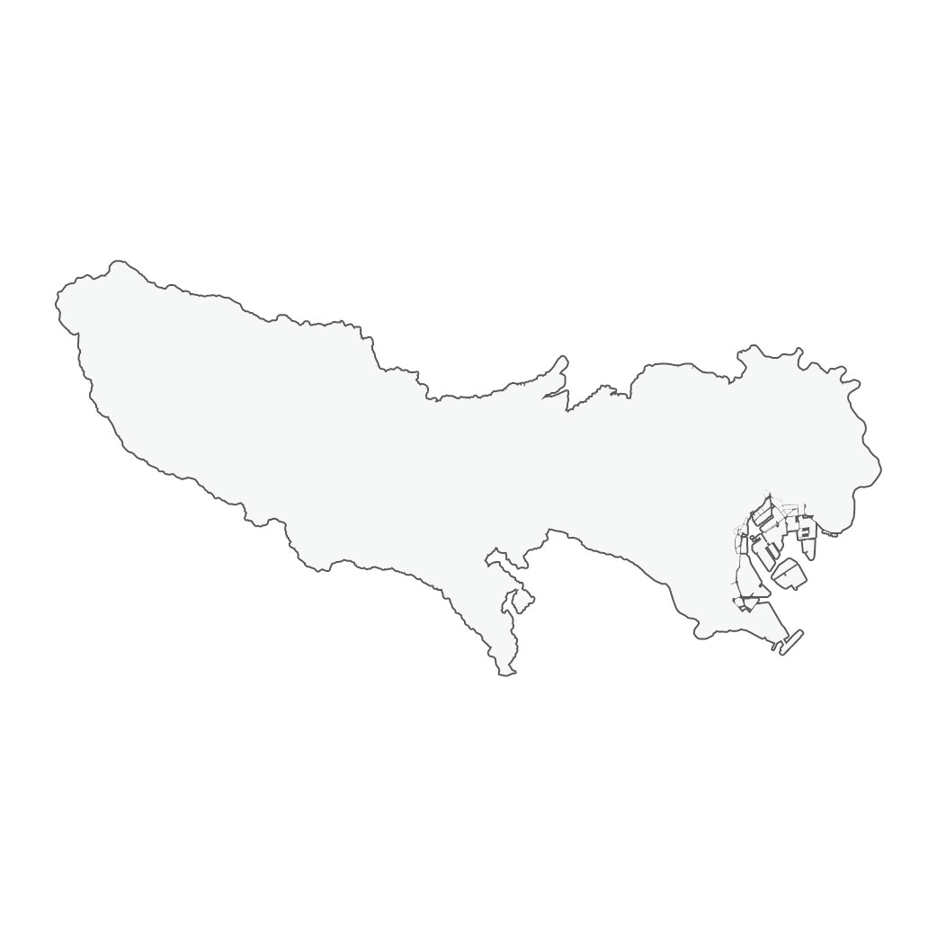 東京都白地図