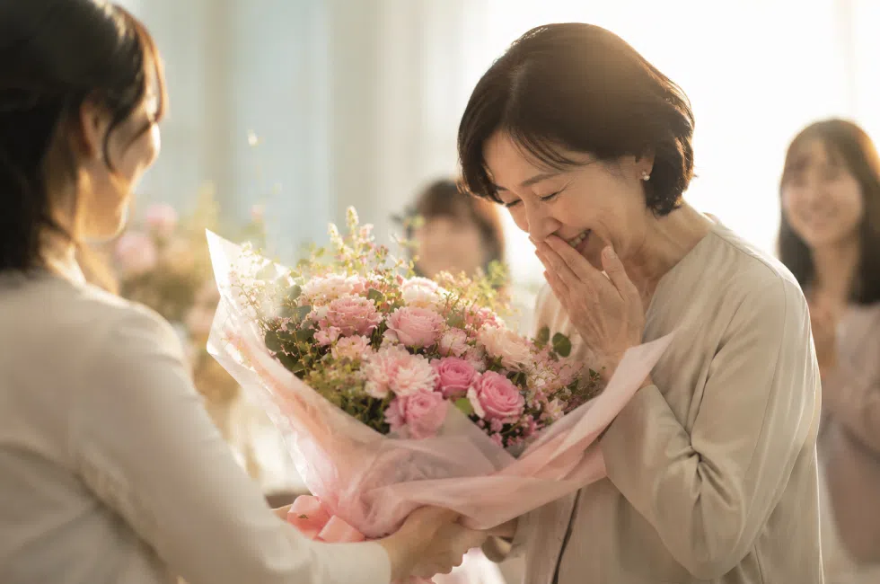 退職祝いに添える華やかな花束