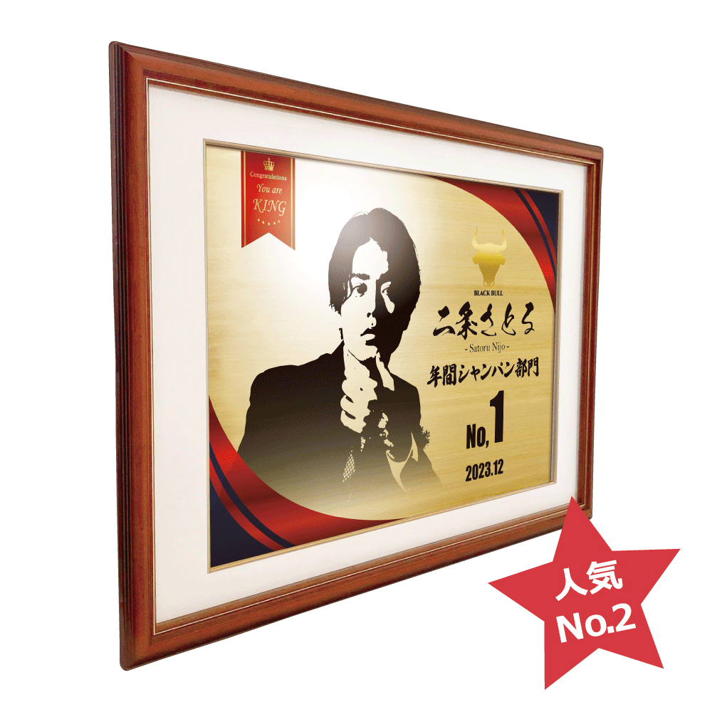 ホスト表彰記念プレート“栄光のあゆみ”額2号