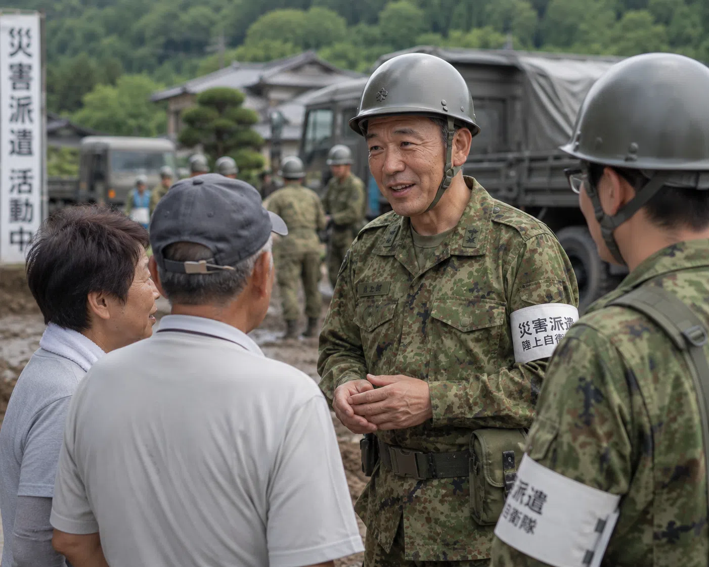 自衛隊員への退職祝いイメージ