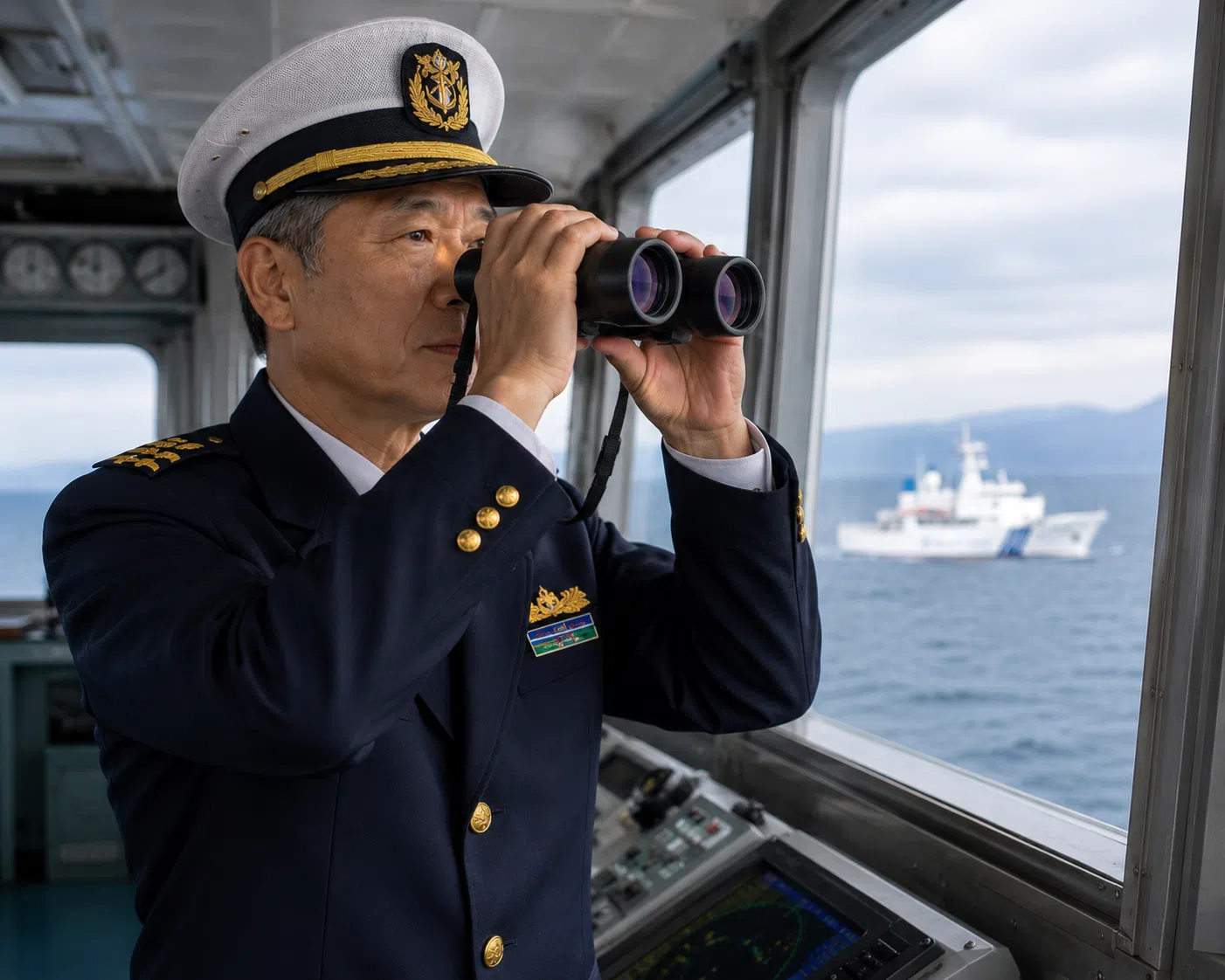 海上保安官への退職祝いイメージ