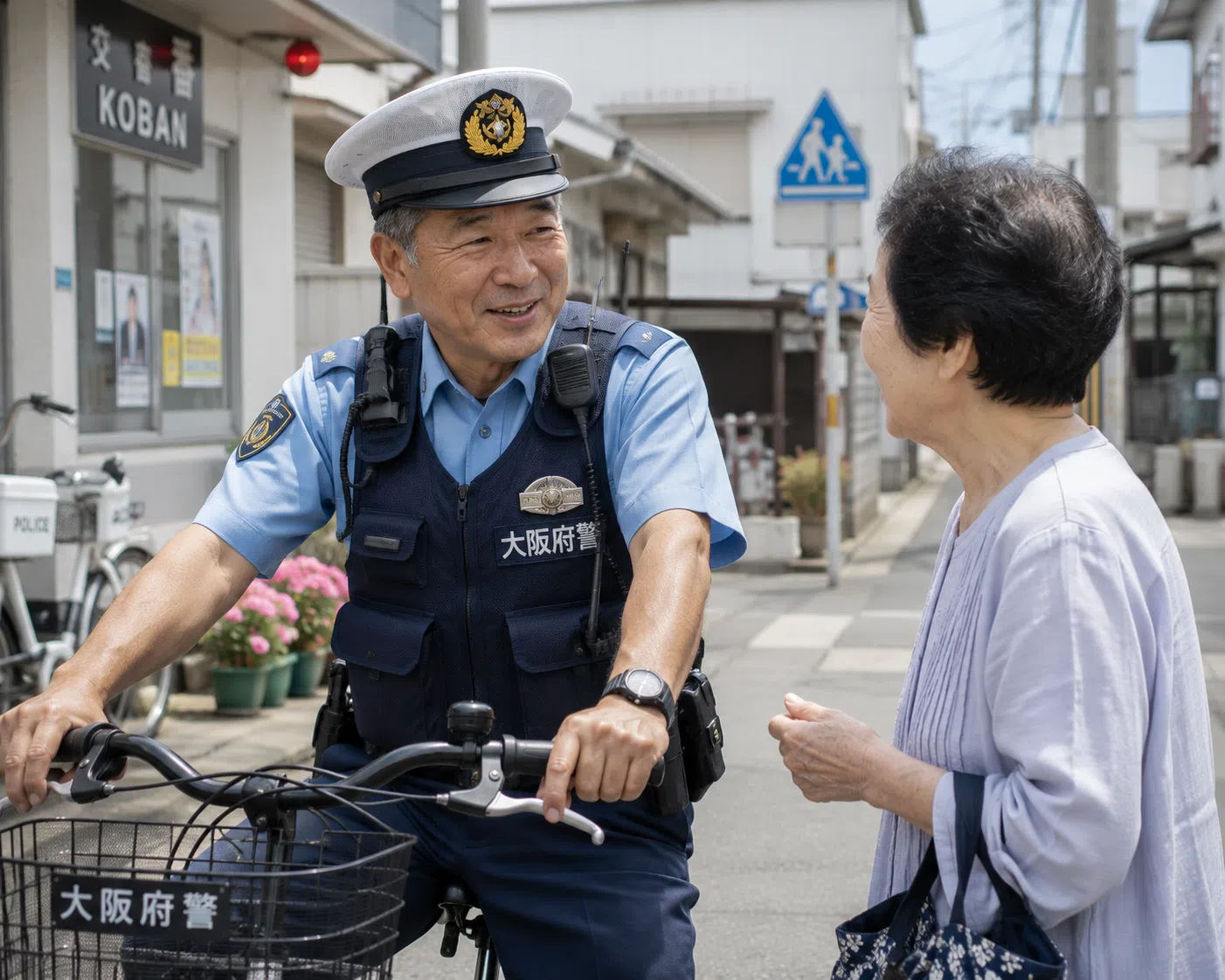 警察官への退職祝いイメージ