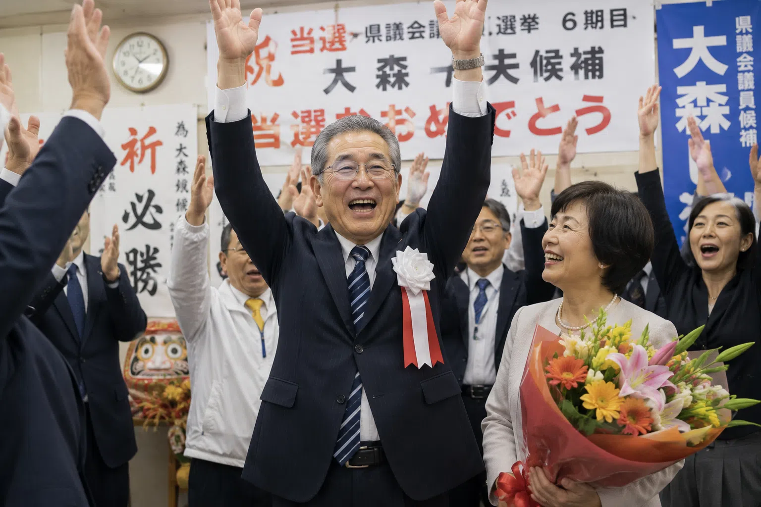 議員や首長への退職祝いイメージ