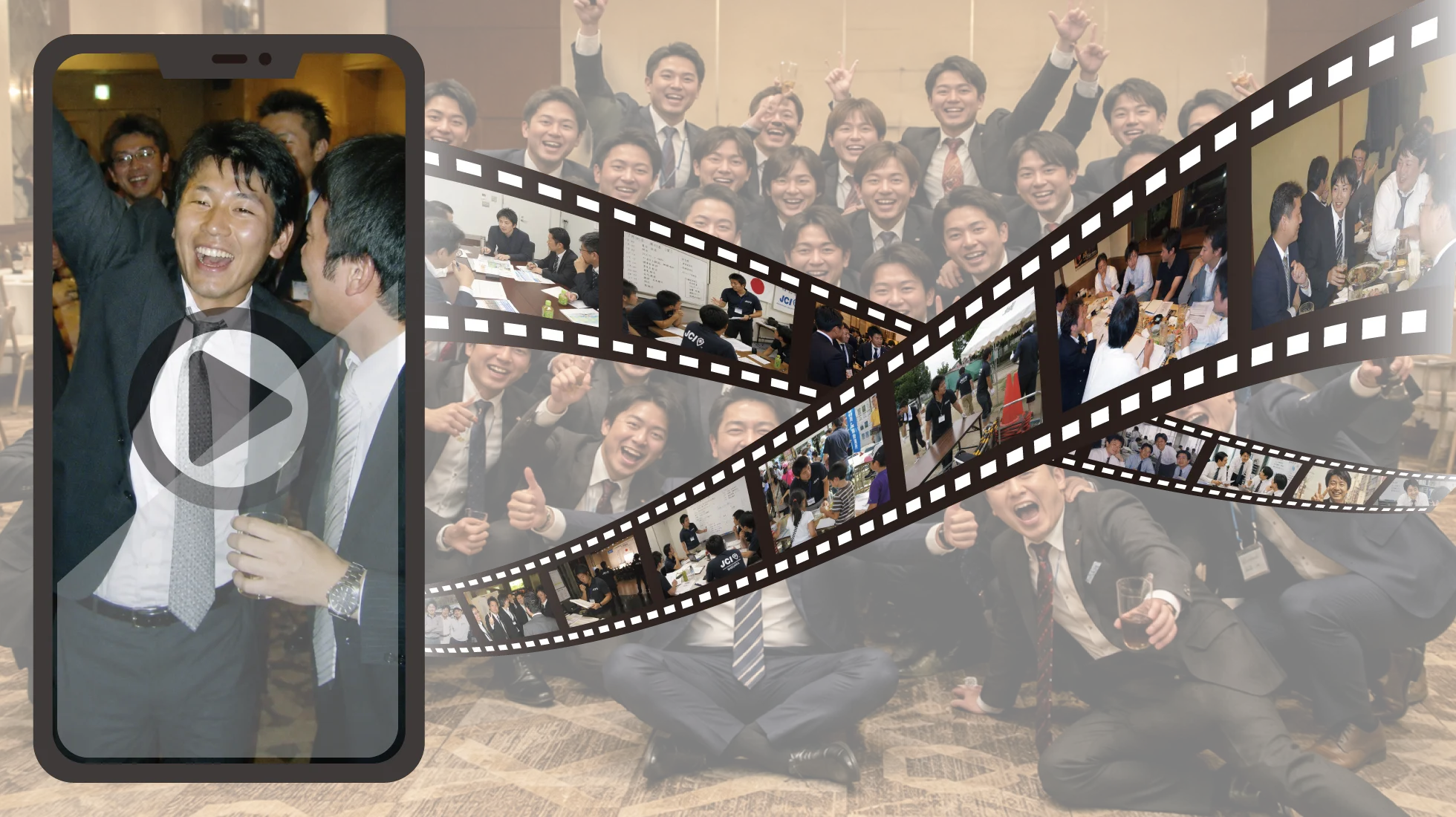 青年経済団体の卒業記念品に添えるQRコード動画サービスの紹介