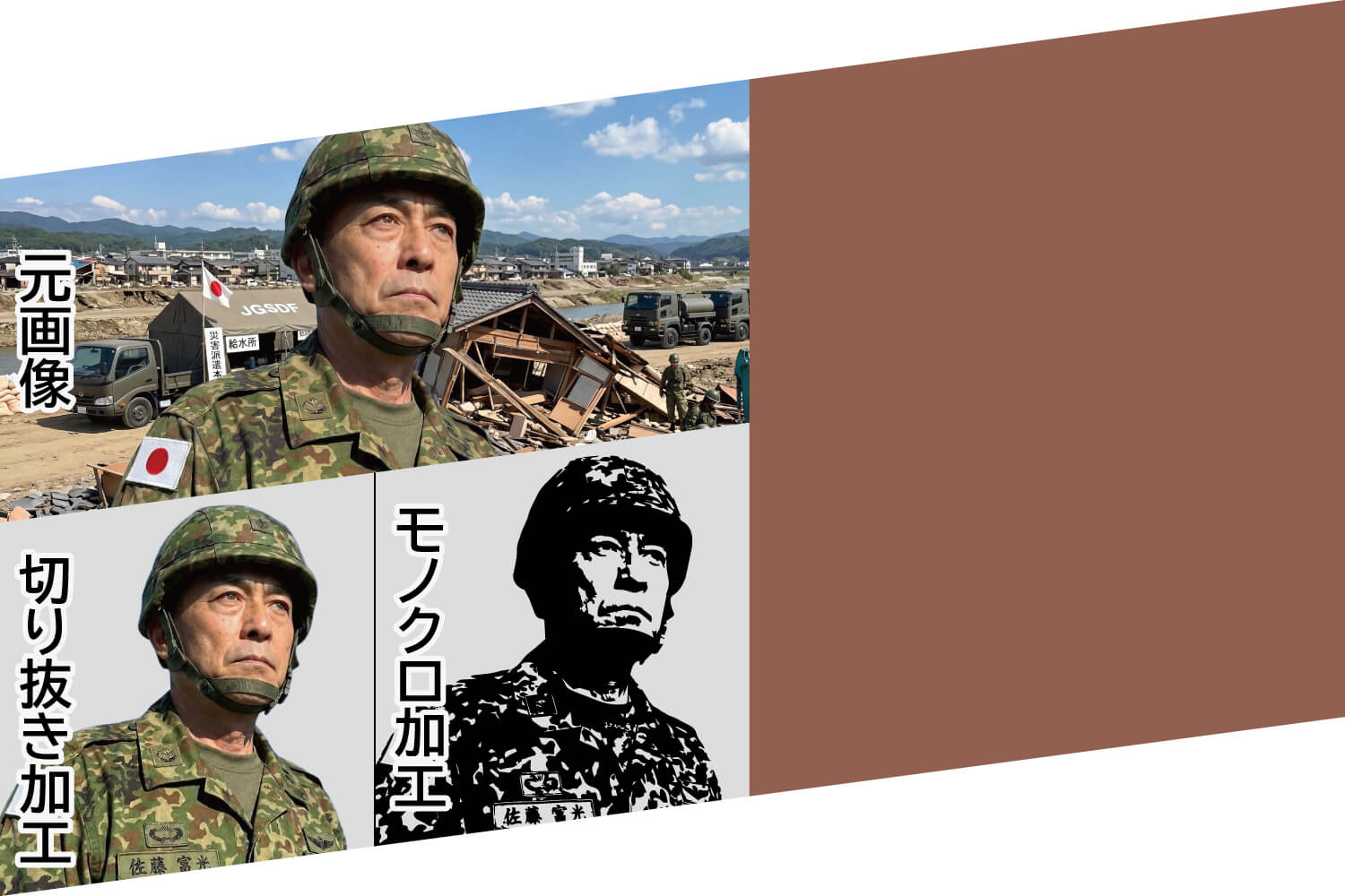 写真加工サービスの紹介