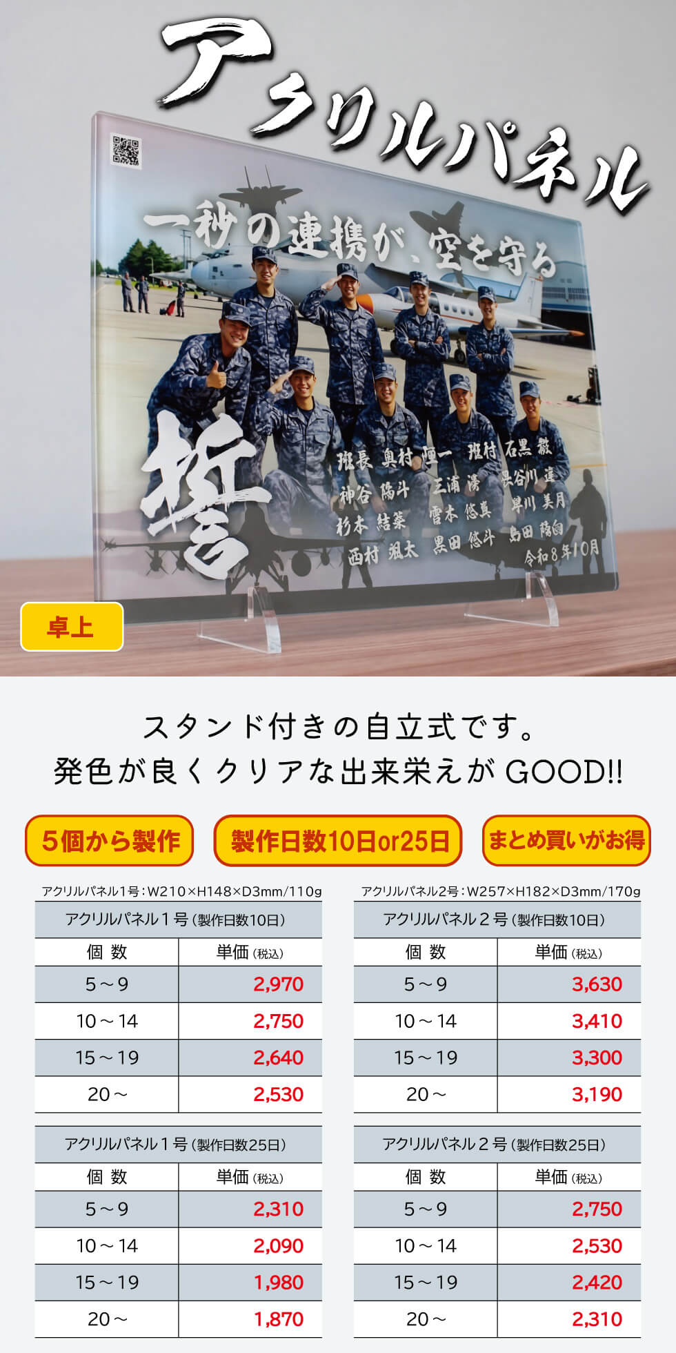 アクリルパネル