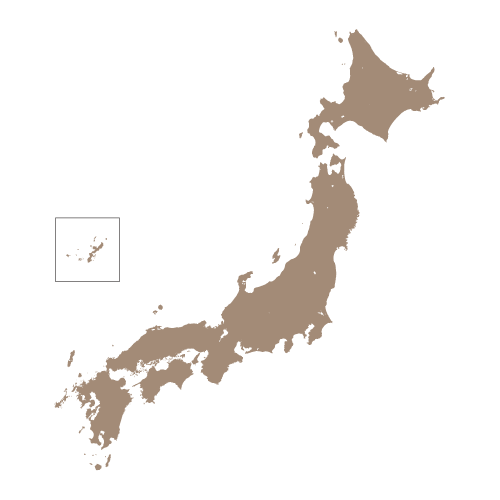 地図イラスト 九州 沖縄地方 オーダーメイド退職祝い 栄光のあゆみ