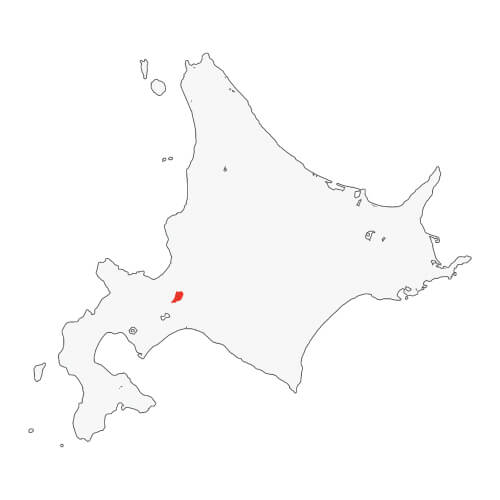 地図イラスト 石狩地域 オーダーメイド退職祝い 栄光のあゆみ