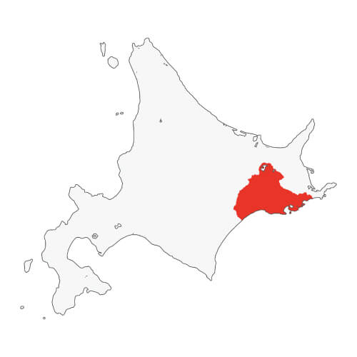 地図イラスト 釧路地域 オーダーメイド退職祝い 栄光のあゆみ
