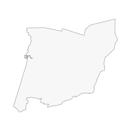 地図イラスト 庄内地域 オーダーメイド退職祝い 栄光のあゆみ