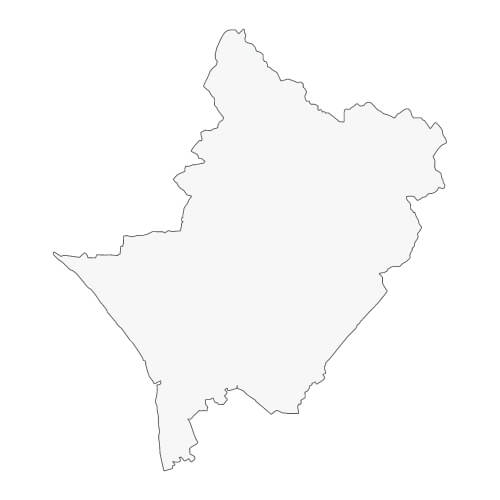 地図イラスト 県北地域 オーダーメイド退職祝い 栄光のあゆみ
