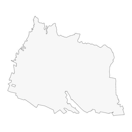 地図イラスト 北多摩地域 オーダーメイド退職祝い 栄光のあゆみ