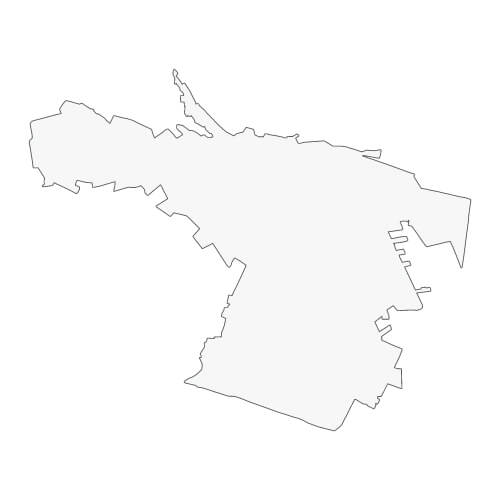 地図イラスト 北多摩地域 オーダーメイド退職祝い 栄光のあゆみ