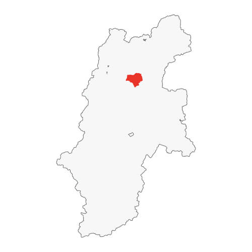 地図イラスト 長野地域 オーダーメイド退職祝い 栄光のあゆみ