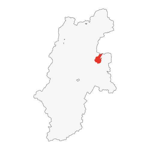 地図イラスト 佐久地域 オーダーメイド退職祝い 栄光のあゆみ