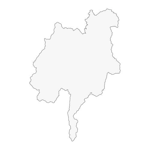 松本地域の地図イラスト