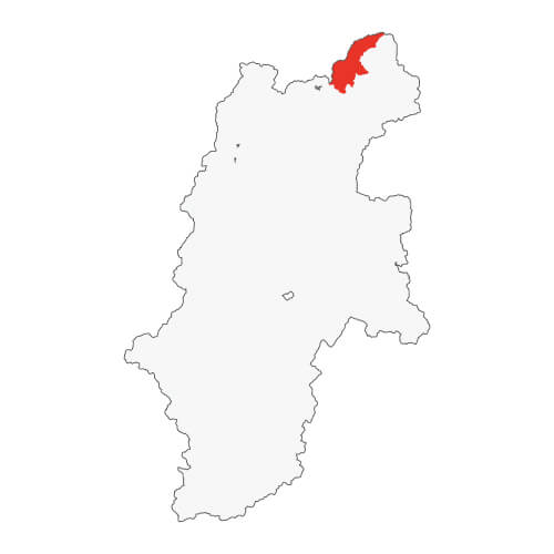 地図イラスト 北信地域 オーダーメイド退職祝い 栄光のあゆみ