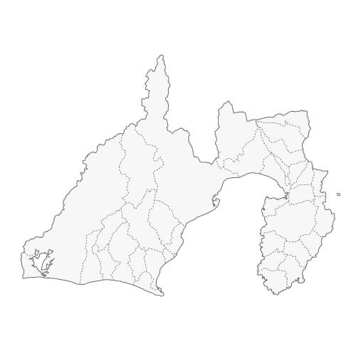 地図イラスト 静岡県 オーダーメイド退職祝い 栄光のあゆみ