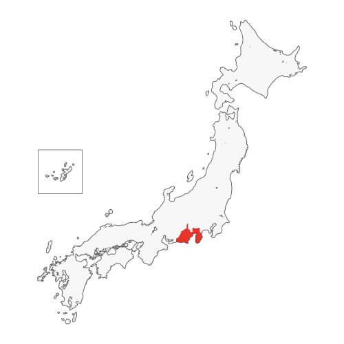 地図イラスト 静岡県 オーダーメイド退職祝い 栄光のあゆみ