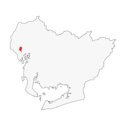 地図イラスト 海部地域 オーダーメイド退職祝い 栄光のあゆみ