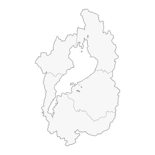 地図イラスト 滋賀県 オーダーメイド退職祝い 栄光のあゆみ