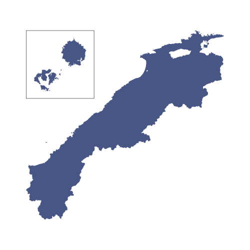 島根県へ