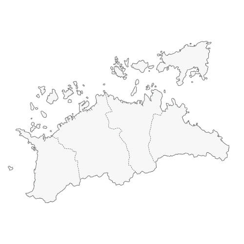 地図イラスト 香川県 オーダーメイド退職祝い 栄光のあゆみ