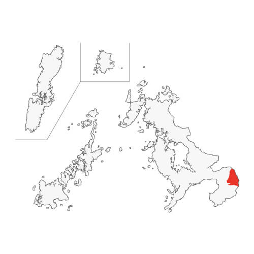 地図イラスト 島原地域 オーダーメイド退職祝い 栄光のあゆみ