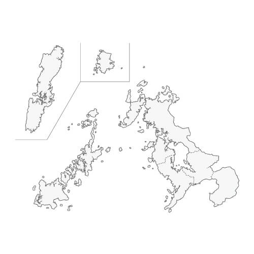 地図イラスト 長崎県 オーダーメイド退職祝い 栄光のあゆみ