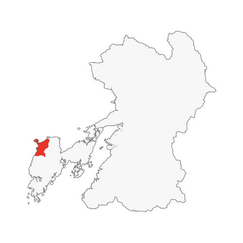 地図イラスト 県南地域 オーダーメイド退職祝い 栄光のあゆみ