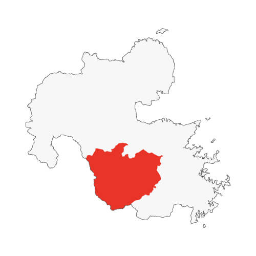 地図イラスト 豊肥地域 オーダーメイド退職祝い 栄光のあゆみ