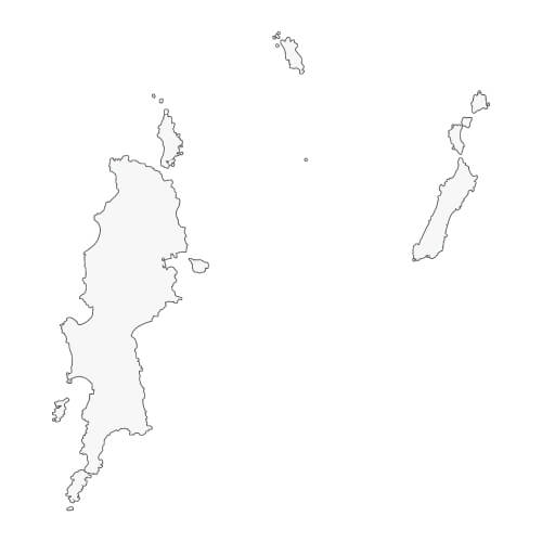 地図イラスト 南部離島 オーダーメイド退職祝い 栄光のあゆみ