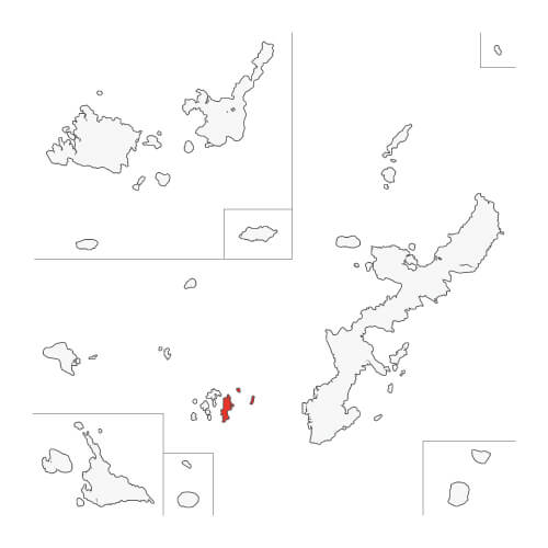 地図イラスト 南部離島 オーダーメイド退職祝い 栄光のあゆみ